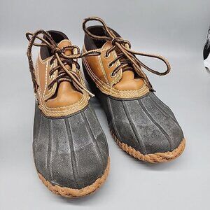 Soggs Thinsulate Duck Shoes For Men Size 8 Slip On Water Boots Low Cut Lace Up